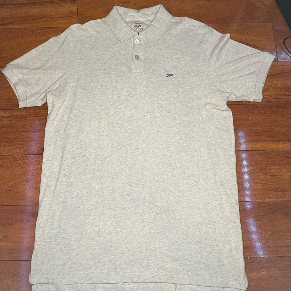 Grey ECKO UNLTD polo shirt